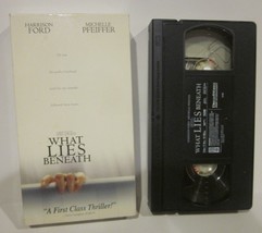 What Lies Beneath (VHS, 2001) Harrison Ford Michelle Pfeiffer - £3.92 GBP