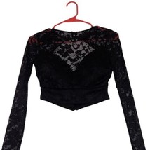 Bee Darlin Womens Cropped Top,1-Piece Size 5/6 Color Black - £31.01 GBP