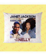 JANET JACKSON  TOGETHER AGAIN SUMMER 2024 WITH SPECIAL GUEST NELLY Pillow Cases - $23.00