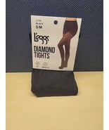 L&#39;eggs Diamond Mesh Tights with Control Top #21779, Size S/M, Black - €9,45 EUR