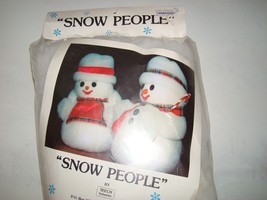 Vint. 1981 Snow People Kit Christmas Snowman (Makes SnowMan Only) by Tee... - £19.69 GBP