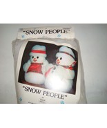 Vint. 1981 Snow People Kit Christmas Snowman (Makes SnowMan Only) by Tee... - £19.57 GBP