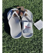 Archie Women&#39;s Size 13 White Flip Flop Sandals Men Sz 12 Arch Support Ad... - $54.57 CAD