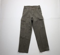 Vintage 90s Streetwear Mens 30x32 Faded Heavyweight Ribbed Cargo Pants G... - $69.25