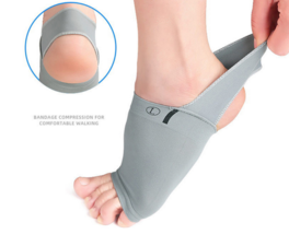 1 Pair Gel Plantar Fasciitis Foot Arch Support Sleeve Socks Comfort Gel ... - £13.99 GBP
