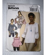 Butterick 6518 Sewing Pattern, Misses’ Top Size 6 - 14, Uncut, Easy - €3,43 EUR