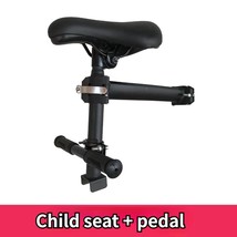 Folding Electric Bike Child Seat Front Folding Bicycle Baby Soft and Comfortable - £230.77 GBP