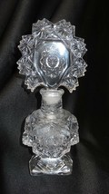 Imperial Glass Crystal Clear Perfume Bottle with Tall Stopper - £98.86 GBP