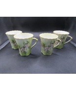 Nippon Noritake Handpainted floral coffee cup set of 4 - $74.25