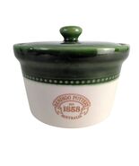 Bendigo Pottery Australia Heritage Hot Pot Crock with Lid, Ascot Green 5... - $83.62 CAD