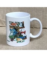 Vintage 1999 Cats Rule Coffee Mug Cup Kitties Playing Laying Climbing Si... - £10.18 GBP