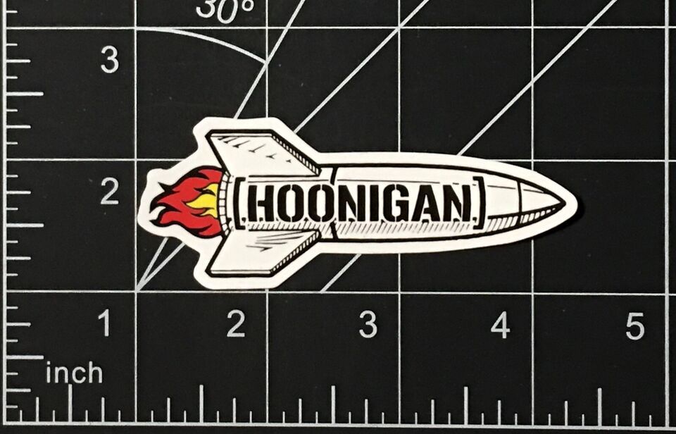Hoonigan Rocket - Vinyl Sticker Durable Waterproof Sunproof
