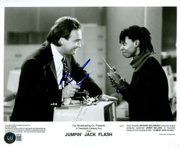 WHOOPI GOLDBERG &amp; JIM BELUSHI DUAL SIGNED 8X10 PHOTO JUMPIN&#39; JACK FLASH ... - £115.77 GBP