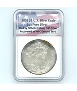2001 $1 E.U. Águila De Plata 1oz Plata Pura WTC Ground Zero Recuperado H... - €89,82 EUR