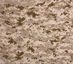 Marpat Desert 6oz Marine Usmc Logo Apparel Nomex Fr Fabric By 1/2(0.5) Yard 64&quot;W - $14.99