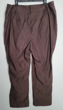 Lane Bryant Brown Dress Pants Trousers Size22 S Short NEW MSRP $80 - £22.79 GBP