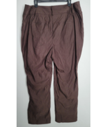 Lane Bryant Brown Dress Pants Trousers Size22 S Short NEW MSRP $80 - £22.97 GBP