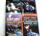  Star Trek The Dominion War Books 1-4 Full Set Deep Space 9 &amp; The Next G... - $14.99