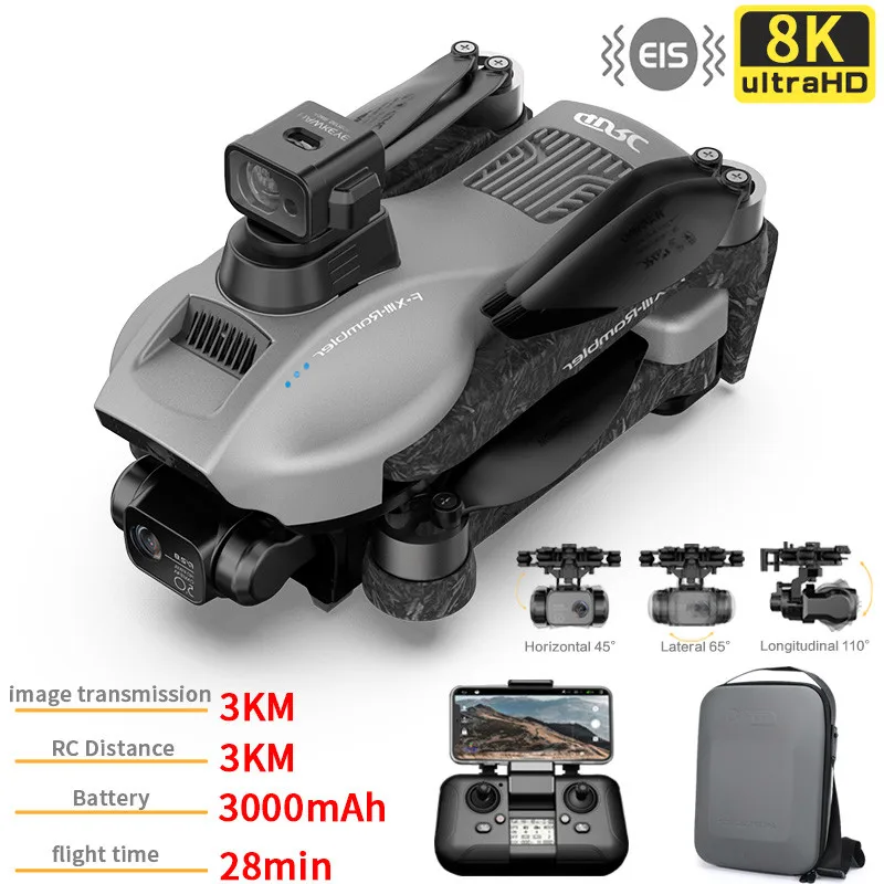 4DRC F13 GPS Drone 8k Profesional HD Camera 3km EIS 3-axis Anti-Shake Gimbal FPV - $438.60+