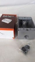 BWF TEDDICO B5 1/2&quot; 3HL 1-GANG WEATHERPROOF OUTLET BOX - $93.01 MXN