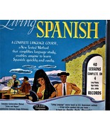 Living Spanish -(40 Lessons on 4 Records(Conversation Manual &amp; Usage Dic... - $5.00