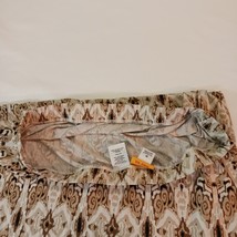 Ruby Rd. Elastic Waist Women's Brown & Beige Geometric Long Skirt Size XL image 8