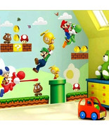 Super Mario Kids Nursery Removable Wall Decal Vinyl Stickers Art Home Décor - $23.33