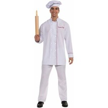 Forum Novelties Men&#39;s Gourmet Chef Halloween Costume White Standard One Size - £19.94 GBP