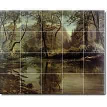 Albert Bierstadt Landscape Painting Ceramic Tile Mural P00589 - £159.87 GBP+