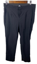 Simply Vera Wang Dress Pants 10 Black Pull On Stretch Waist Pockets Care... - £21.89 GBP