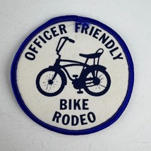 Officer Friendly Bike Rodeo Round 3&quot; Patch Banana Bicycle Vintage - £11.76 GBP