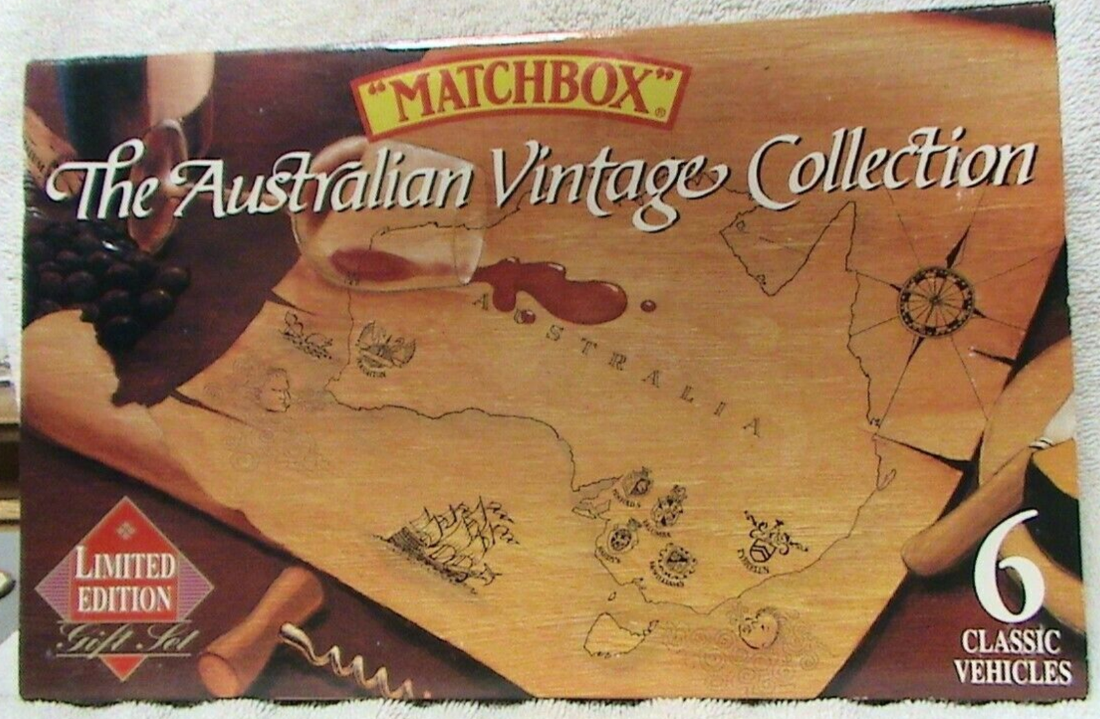 Primary image for MB 0913 Matchbox Australian Vintage Wines Collection 6 Pack Gift Set Limited Ed