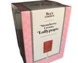 See’s CANDIES Strawberry Cream Gourmet Lollypops Individually Wrapped 8.... - £29.78 GBP