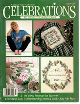 Leisure Arts Celebrations to Cross Stitch and Craft Magazine Summer 1990 - £5.17 GBP