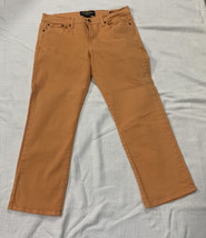 Lucky Brand Sweet N Crop Jeans Size 10 Orange Stretch - £8.95 GBP