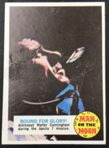 1969 Topps Man On The Moon #28A Bound For Glory! Walter Cunningham Apollo 7 EX - £7.46 GBP