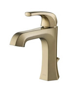 KRAUS Esta Single Handle Bathroom Faucet with Lift Rod Drain in Brushed ... - $128.20