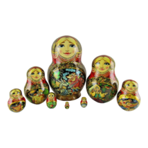 Nesting Dolls 6.3&quot; 8 Piece, Humpbacked Horse Fairytale Set Russian Matry... - $270.89