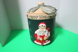 American Atelier Santa Christmas Ceramic Cookie Jar #5052 Never Used In Box - $29.95