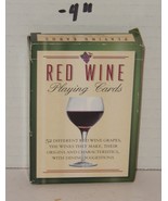 Red Wine Deck of Playing Cards - $20.77 CAD