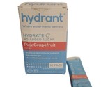 Hydrant Pink Grapefruit Hydrate Electrolye Powder Drink 12 Pack BB 4/2023 - £23.93 GBP