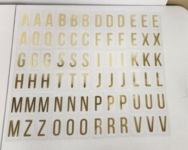 200 Metallic Gold Plastic Letters for Large LED Light Box 2 Boxes Target - £7.58 GBP