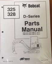 Bobcat 325 328 D Series Parts Catalog Manual - Part Number # 6901217 - $48.76