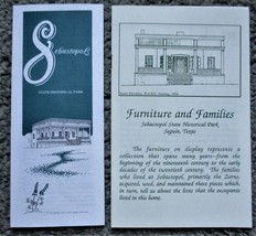 Two (2) Sebastopol State Historical Park, Seguin ,Texas Travel Brochures - £10.61 GBP