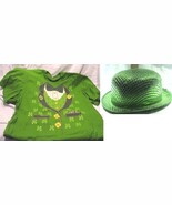 100% Cotton &quot;Kiss Me I&#39;m Irish&quot; T-shirt XL and Hat - $12.95