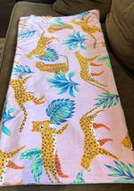 Deborah Connolly Desigms Beach Towel Palm Fronds Jaguar New cotton 36”x68&quot; - £27.64 GBP