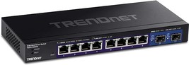 TRENDnet 10-Port Multi-Gig Web Smart Switch, 8 x 2.5GBASE-T Ports, 2 x 10G SFP+  - £315.00 GBP