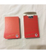 Vintage Delta Airlines Playing Cards Arrco Playing Card Co Made In USA - $14.42 CAD
