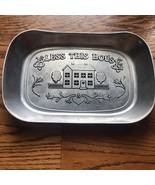 WILTON ARMETALE  Bless This House Tray 11” X 7” Metal Serveware - $17.15