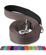 Double Sided Reflective Dog Leash Heavy Duty 6 FT 5 FT 4 FT Padded Handl... - £19.28 GBP